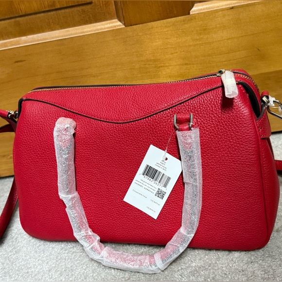 NEW with TAGS Kate Spade candied cherry red Mimi Satchel Crossbody NWT purse bag - Picture 6 of 9
